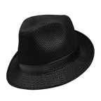 Masefield Genuine Leather Trilby Hat