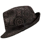Masefield Genuine Leather Trilby Hat