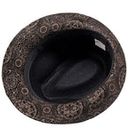 Masefield Genuine Leather Trilby Hat