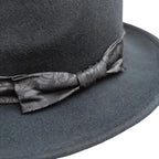 McCarthy Wool Bownkot Black Fedora Hat