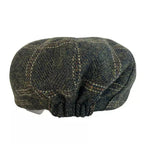 McCook Green Plaid Wool Newsboy Cap