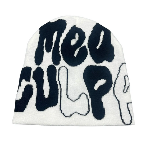 White Classic Beanie