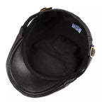 Melville Genuine Leather Duckbill Flat Cap