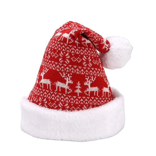 Red Christmas Pom Pom Beanie