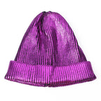 Metallic Glitter Degraded Beanie
