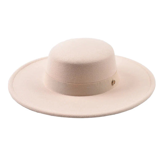 Mettreux Wide Brimmed Boater Hat