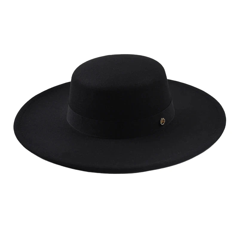 Mettreux Wide Brimmed Boater Hat