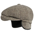 Metz Vintage Earflaps Newsboy Cap