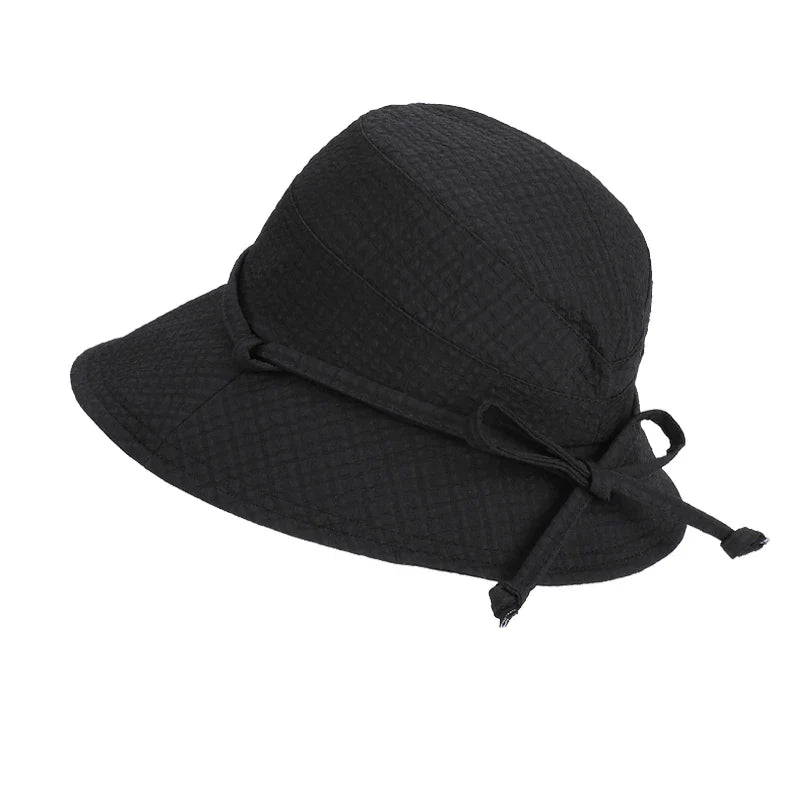 Miami Women Summer Ribbon Bucket Hat
