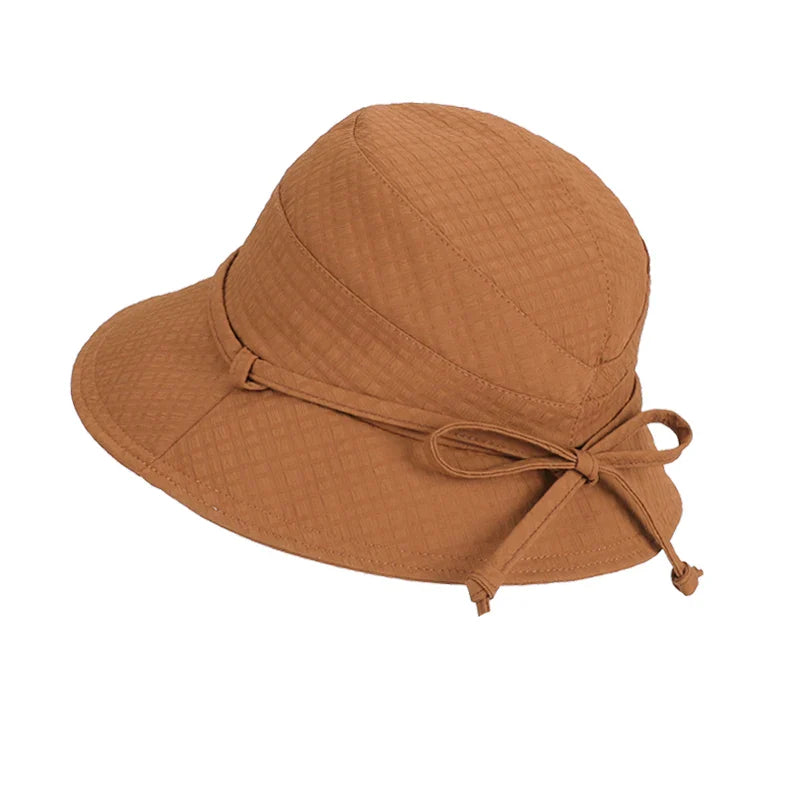 Miami Women Summer Ribbon Bucket Hat
