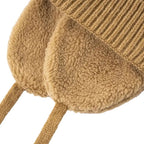 Michigan Kids Winter Earflaps Pom Pom Beanie