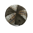 Michigan Patchwork Tartan Cotton Brimless Docker Cap