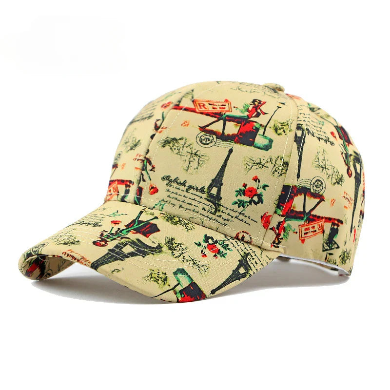Midnight In Paris Comic Strip Baseball Cap
