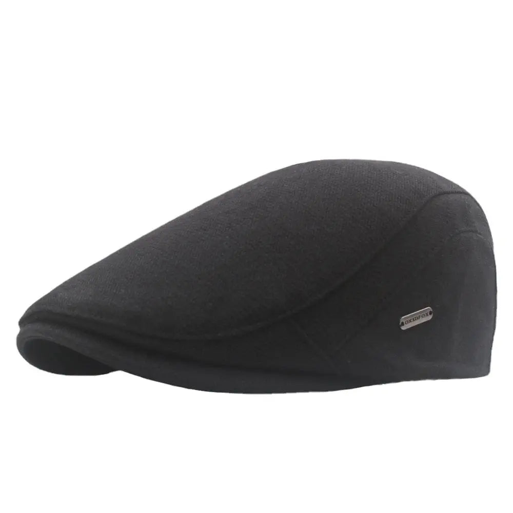 Milano Plain Cotton Flat Cap