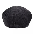 Milford Herringbone Cotton Flat Cap