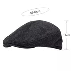 Milford Herringbone Cotton Flat Cap