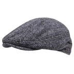 Milford Herringbone Cotton Flat Cap