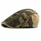 Military Camouflage Cotton Flat Cap