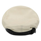Military Captain Genuine Leather Sailor Cap
