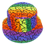 Million Hearts Rainbow Reversible Bucket Hat
