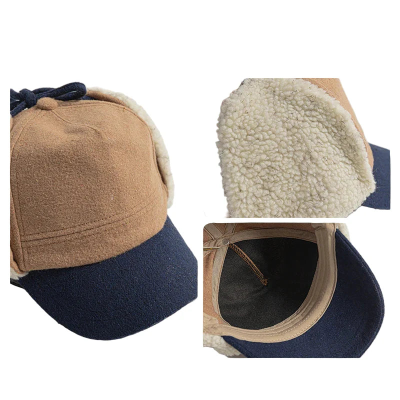 Milwaukee Winter Fur Earflaps Baseball Cap