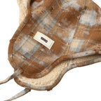 Minneapolis 1990 Winter Plaid Fur Bomber Hat