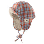 Minneapolis 1990 Winter Plaid Fur Bomber Hat