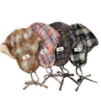 Minneapolis 1990 Winter Plaid Fur Bomber Hat
