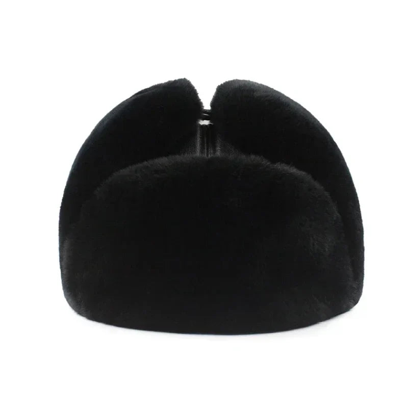 Missoula Winter Genuine Leather Ushanka Bomber Hat