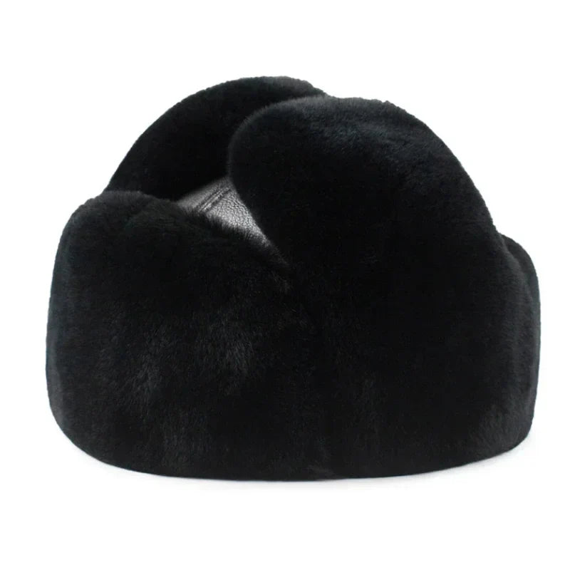 Missoula Winter Genuine Leather Ushanka Bomber Hat