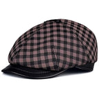 Missouri Genuine Leather Newsboy Cap