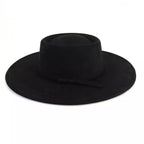 Monaco Wide-Brimmed Suede Porkpie Hat