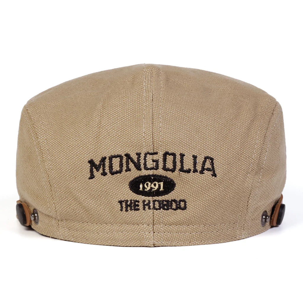 Mongolia 1991 Retro Flat Cap