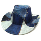 Montana Denim Patchwork Cowboy Hat