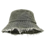 Montana Tassle Edge Denim Bucket Hat