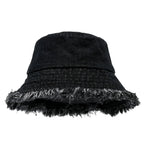 Montana Tassle Edge Denim Bucket Hat