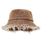 Montana Tassle Edge Denim Bucket Hat