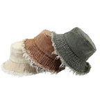 Montana Tassle Edge Denim Bucket Hat
