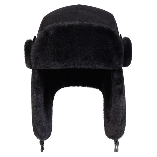 Black and tan Corduroy Trapper Hat