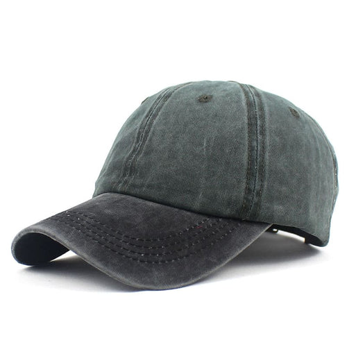 Black Bicolor Baseball Cap
