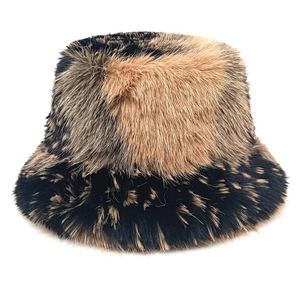 Montgomery Winter Multicolor Plush Bucket Hat