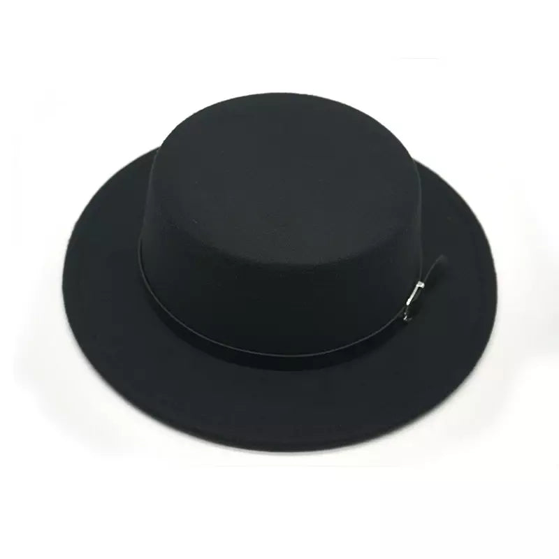 Vintage Boater Hat top view