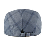 Monza Plaid Cotton Flat Cap