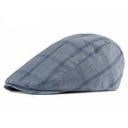 Monza Plaid Cotton Flat Cap
