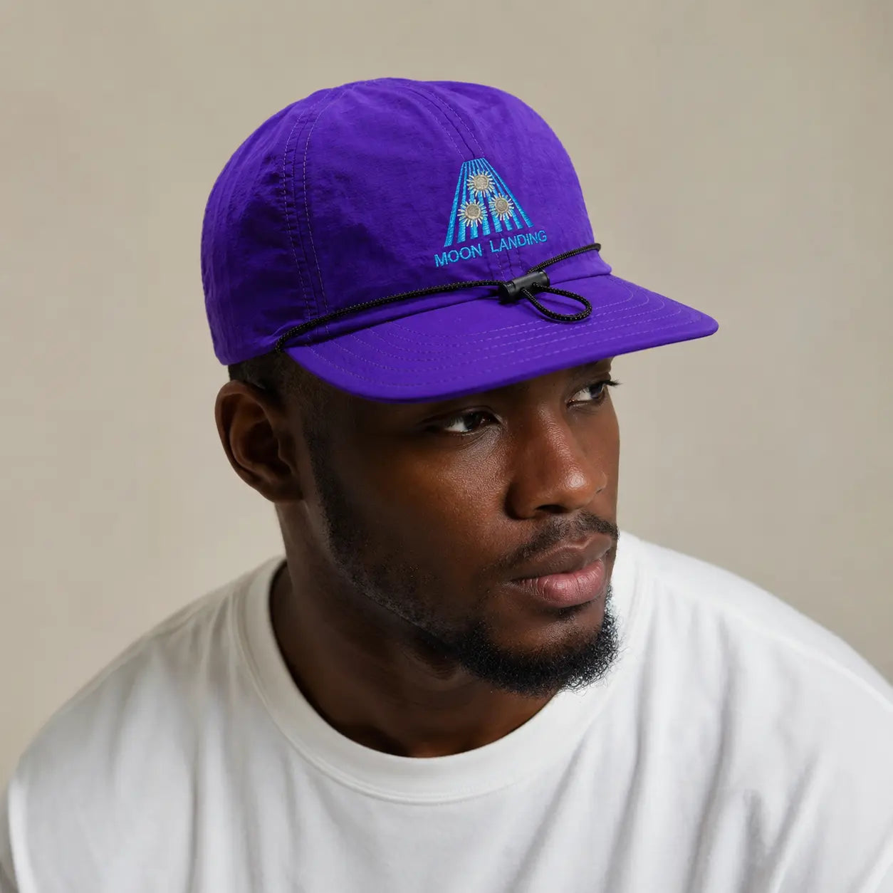Moon Landing Space Breathable 5-Panels Cap