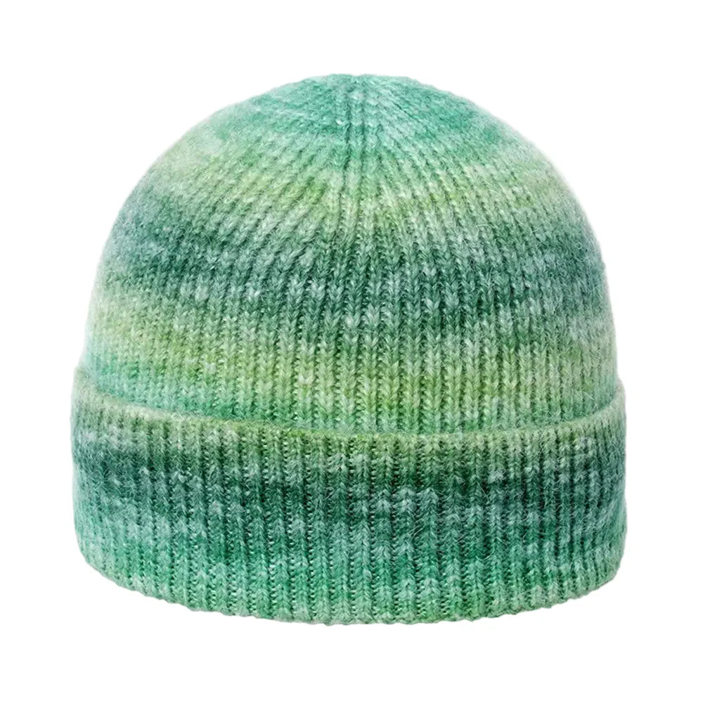 Moore Winter Tie-Dye Knitted Wool Beanie
