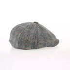 Moore Herringbone Wool Newsboy Cap