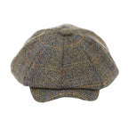Moore Herringbone Wool Newsboy Cap