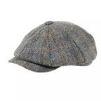 Moore Herringbone Wool Newsboy Cap