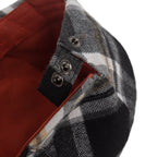 Morrison Vintage Plaid Cotton Flat Cap
